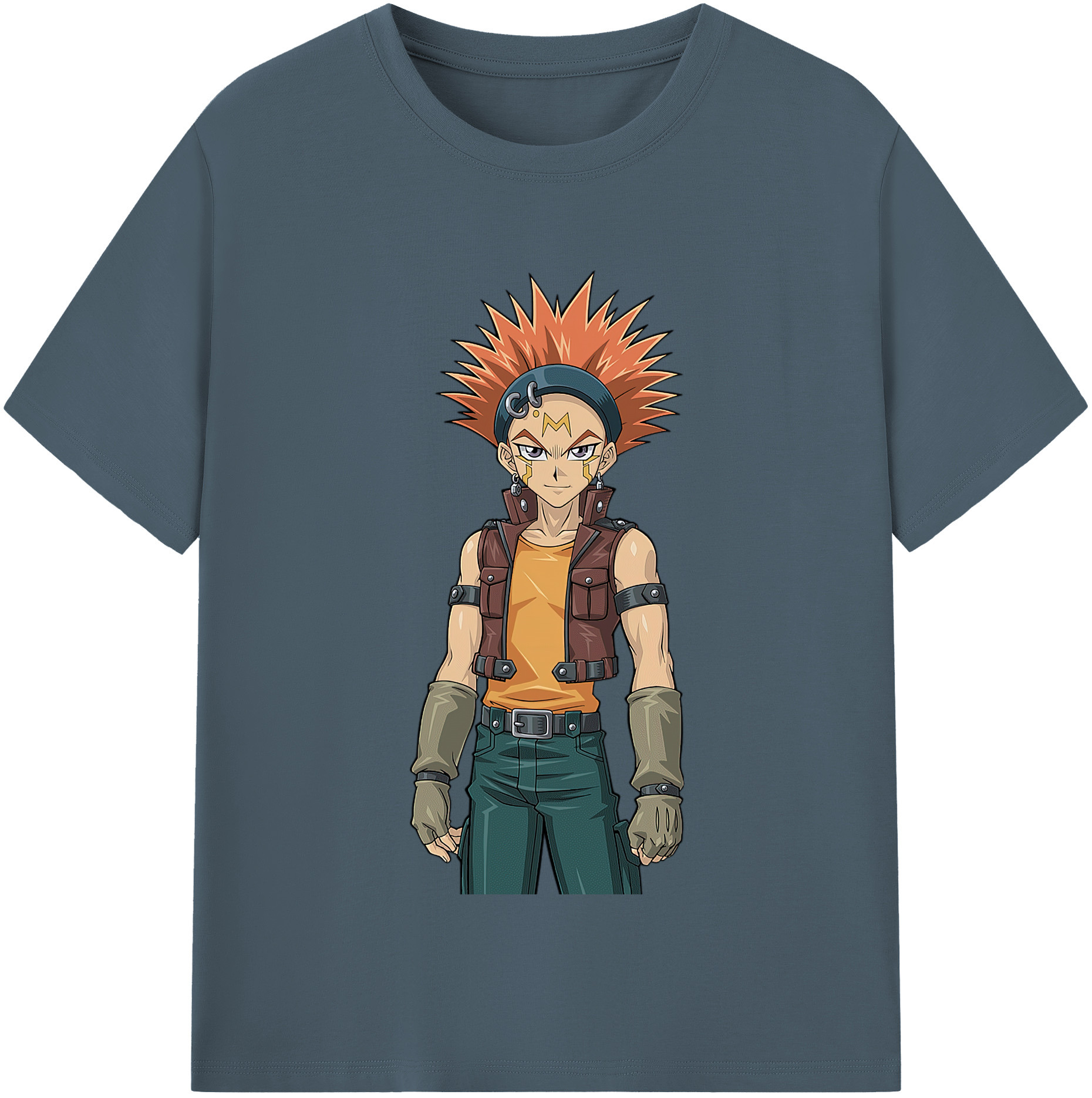 （画像用） 遊☆戯☆王 Yu-Gi-Oh! 綿100％半袖Tシャツ（フロントプリント）
